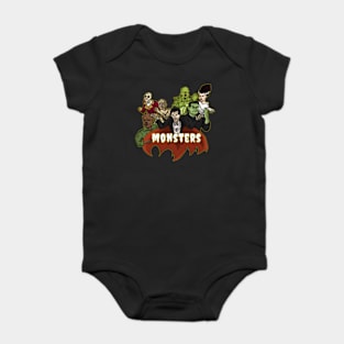 Classic Monsters Baby Bodysuit